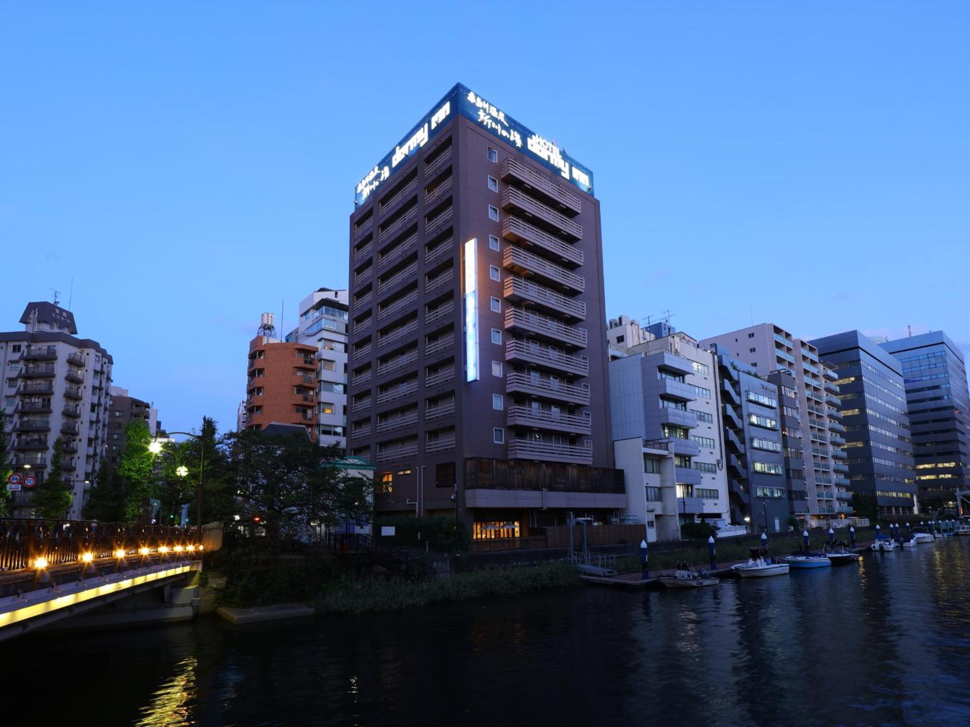 Dormy Inn Tokyo Hatchobori Hot Spring Bagian luar foto