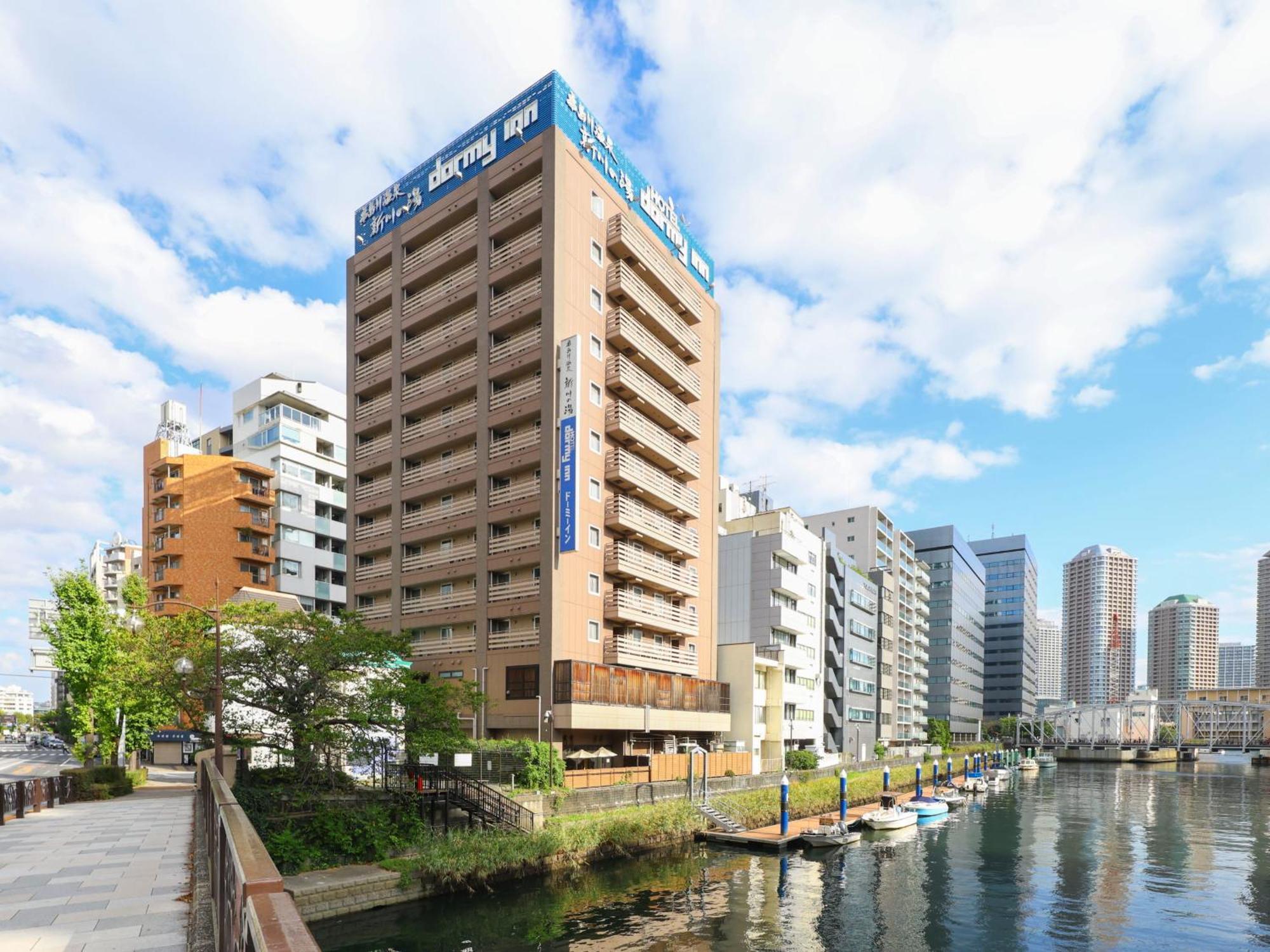Dormy Inn Tokyo Hatchobori Hot Spring Bagian luar foto